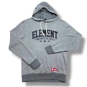 Vintage Y2K Element Hoodie Embroidered Logo Spell-out Pocket